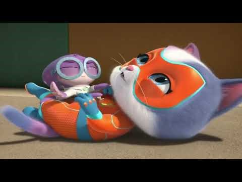 Superkitties tickle scenes 3 - 4