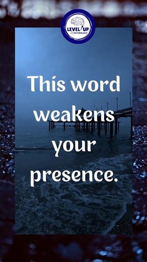 Confident People Don’t Over-Apologize #psychology #levelup