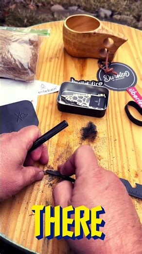 Fire starting hack that actually works #survival #bushcraft #camping