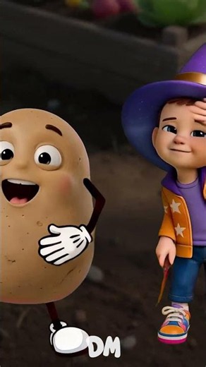 ABCD Song for Kids 🎵| Learn Alphabet with Potatoes | ABC Learning Video #alphabet #kids #abcsong