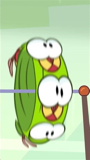 Om Nom Gymnast! 🤸 OM NOM Stories 🟢 Cut the Rope #shorts