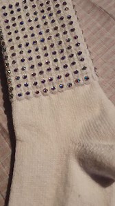 Ultra Low Rhinestone Poodle Socks Irish Dancing - Etsy