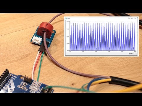 Arduino Current Power Sensor - Strom und Leistung im Wechselstromkreis induktiv messen