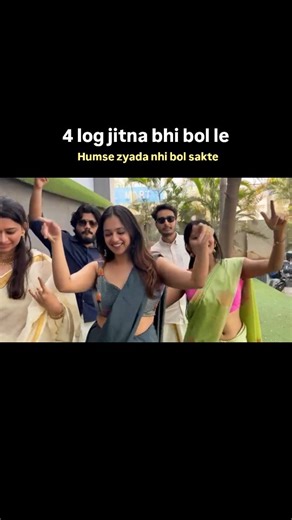 Navya on Instagram: "North Indians in a South Indian Wedding . . . . . . . . . . . . . . . . #cheques #punjabisongs #reels #wedding #explore"