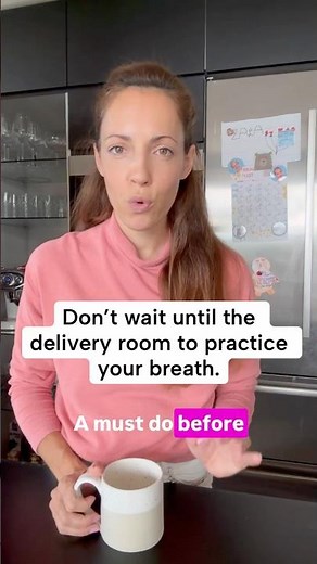 How to breathe during contractions? 😮‍💨 Prepare in advance ☑️