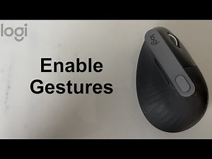 Logitech MX Vertical Enable Gestures - DIY EASY