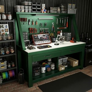 DIY Heavy-duty Workbench Plan: Garage Pegboard Workbench (PDF Plans) - Etsy