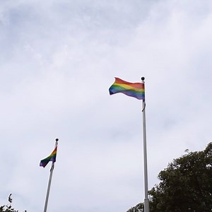 This flag has flown at countless protests and marches over the years. Today, it flies proudly outside the offices of the Victorian Government. We'll always have your back. | Dan Andrews