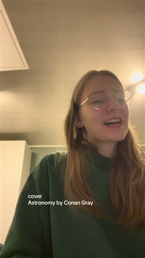 cover of Astronomy by Conan Gray 🌌 #coversong #singing #conangray