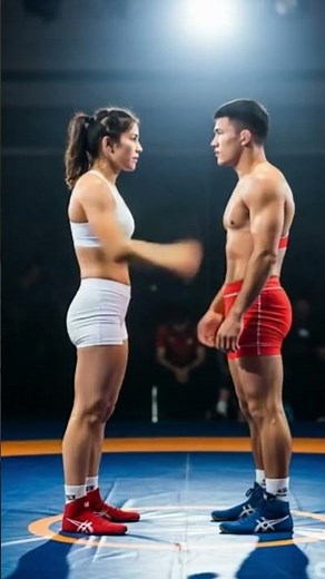 Epic Mixed Wrestling Showdown | Intense Arena Battle #WrestlingMatch #MixedWrestling
