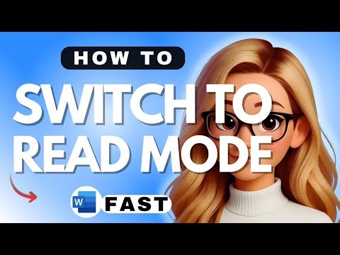 How to Switch to Read Mode in Microsoft Word - 2025