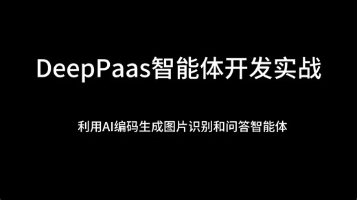 DeepPaas实战VIBE开发智能体