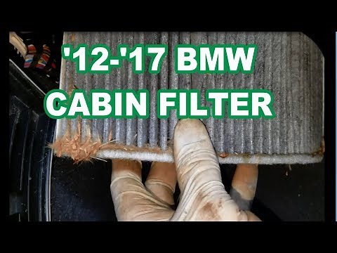 '12-'17 BMW 320i, 328i, 428i, M4, etc CABIN FILTER Replacement FAST 3 and 4 series