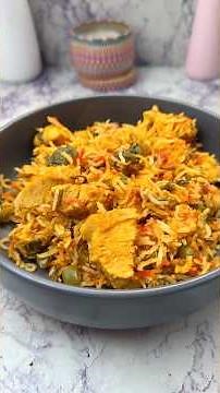 High Protein Chicken Biryani for Weight Loss | 400 Calorie Meal | Easy & Healthy Recipe