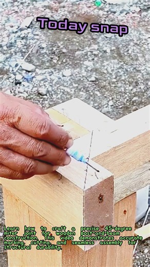 Precision Wood Corner Miter Joint Technique