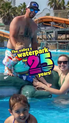 Celebrating 25 Years of being the Valley's waterpark 🫶💦 Opening April 18th ☀️ Stay tuned for information on tickets, season passes, and more! #BeachWaterparkTX #SPI #RGV #Texas #SouthPadreIsland