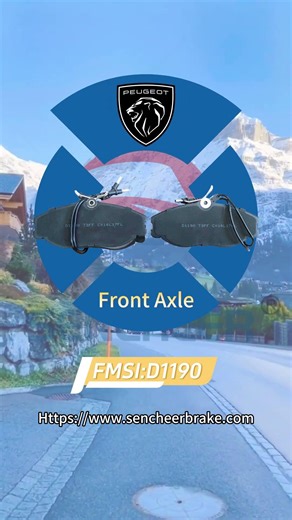 SENCHEER High Quality Ceramic Brake Pads #autopartsbrakepad #automobile #brakesystem