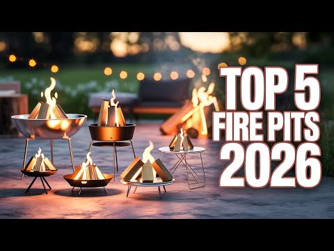 Top 5 Best Portable Fire Pit For Camping 2026! 🔥