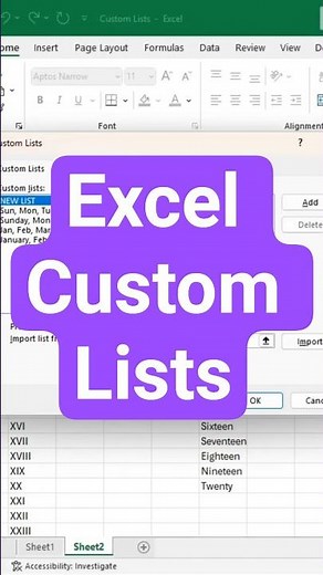 Create Your Own Auto-Fill List in Excel #excelwithbrainbell #excel