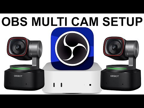 OBS STUDIO MULTI-CAM SETUP! OBSBOT TINY 2 CAMERAS, IPHONE and MAC MINI Prime Day &Tiny 2