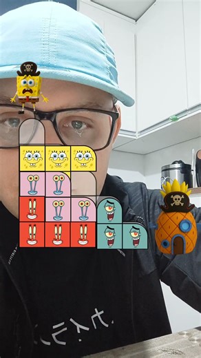 SpongeBob Impossible Help Filtro #christmas #shorts #guess