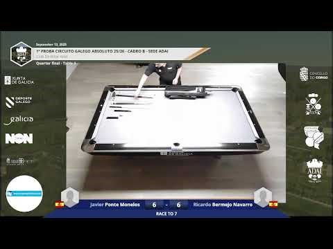 Mesa 3 - 1ª PROBA CIRCUITO GALEGO ABSOLUTO 25/26 - CADRO B - SEDE ADAI