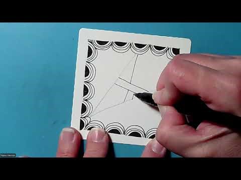 Weekend Tangles: A Basic Tile