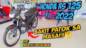 31K views · 829 reactions | Honda RS 125 FI Matte Black 2022 Bakit Patok Sa Masa? | Specs, Features & Walk-through Full Video Is Out! ✨ For Inquiries Please Visit: Honda MotorJoy Panabo City Branch | Langga Gail Motovlog | Facebook