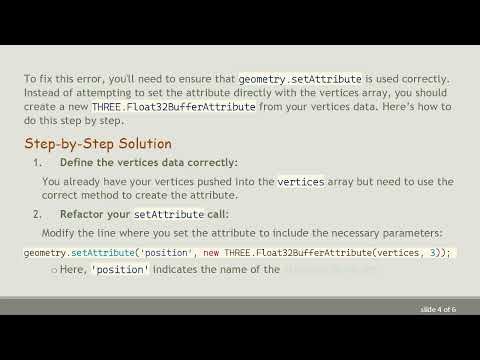 Resolving the Cannot read property 'isInterleavedBufferAttribute' of undefined Error in Three.js