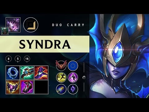 Syndra Carry vs Sivir - EUW Grandmaster Patch 25.24