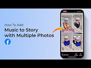 How to Add Music to Facebook Story with Multiple Photos?