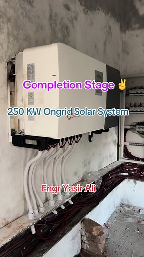 Almost In Completion 🥰 250 KW Ongrid Solar system ❤️ #solar #solarsystem #inverter #fyp #fyppppppppppppppppppppppp #foryou #foryoupage #viral #viralvideo #tiktok #capcut