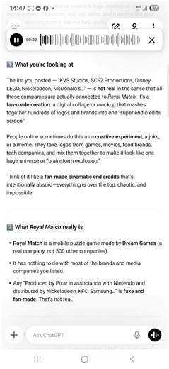 KVS Studios SCF2 Productions Disney LEGO Nickelodeon McDonald’s ChatGPT