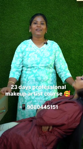 Udumalpet/pollachi/dharapuram makeup Artist on Instagram: "🌟 NANDHINI BEAUTY CARE 🌟 Proudly Presents 🥳 🔥 23 DAYS PROFESSIONAL MAKEUP ARTIST COURSE 🔥 (Pro Makeup • Hair Styling • Saree Draping • Flower Making) 💯 Complete professional guidance guaranteed 📅 Duration : 23 Days 📆 Starts from : 📍 Venue : Udumalpet ⏰ Class Timings : 10:00 AM – 4:00 PM ━━━━━━━━━━━━━━━━━━━━━━ 💄 PROFESSIONAL MAKEUP MODULES ━━━━━━━━━━━━━━━━━━━━━━ South Indian Muhoortham Bridal Makeup South Indian Reception Makeup