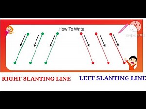 Slanting Lines | right slanting line | left slanting line | SLANTING LINES |