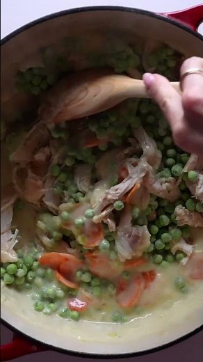 Chicken Pot Pie with Biscuits