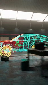 7.6K views · 72 reactions | Aspiring artist Smorali has showcased a mesmerizing Tron-style animation depicting a car appearing out of glowing curves. Made using Houdini and Redshift: https://80.lv/articles/mesmerizing-automotive-animation-created-with-houdini-redshift/ | 80 Level | Facebook