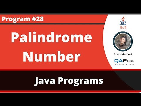 Java Program to check whether the given number is a palindrome