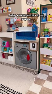 Adding a working interactive washing machine to our play land today. I love how it actually makes sound and rotates to clothes. It’s a wonderful addition to promote more imaginative play, and to practice life skills while playing. #pretendplay #playtime #imaginativeplay #openendedtoys #openendedplay