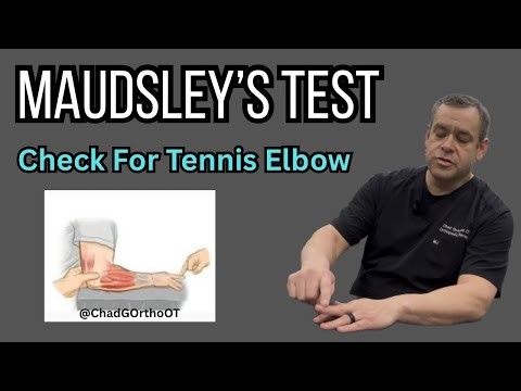 Maudsley’s Test Explained | Tennis Elbow Special Test (Lateral Epicondylitis)