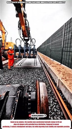 Rail Track Sleeper Lifting Machine innovation for stability