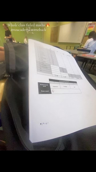 Whole Class Fails Maths: Academic Comeback Insights