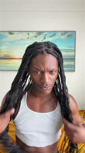 My first time with braids 🥰 #model #braids