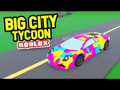 HUGE CAR UPDATE in ROBLOX BIG CITY TYCOON