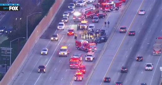 5-vehicle crash on southbound 170 Freeway in Studio City snarls morning commute