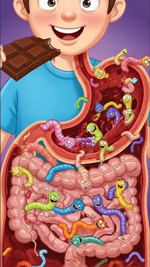 What Happens When Kids Eat Too Much Chocolate #shorts