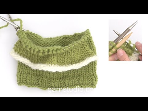 How to knit a flounce
