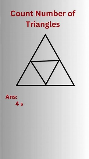 Count Number of Triangles #trianglecounting
