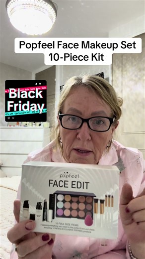 Popfeel Face Makeup Set 10-Piece Kit #tiktokmademebuyit #blackfriday #giftidea #stockingfillers #makeup @POPFEEL Cosmetics