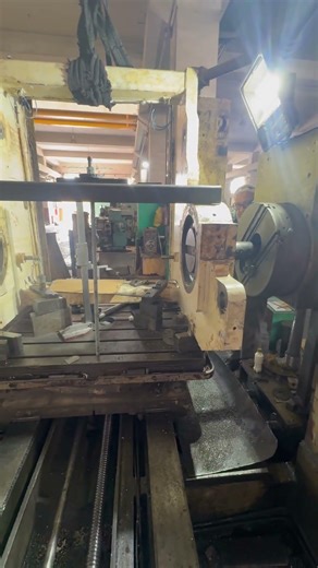 Heavy duty boring operation on the horizontal borer 🛠️ #machining